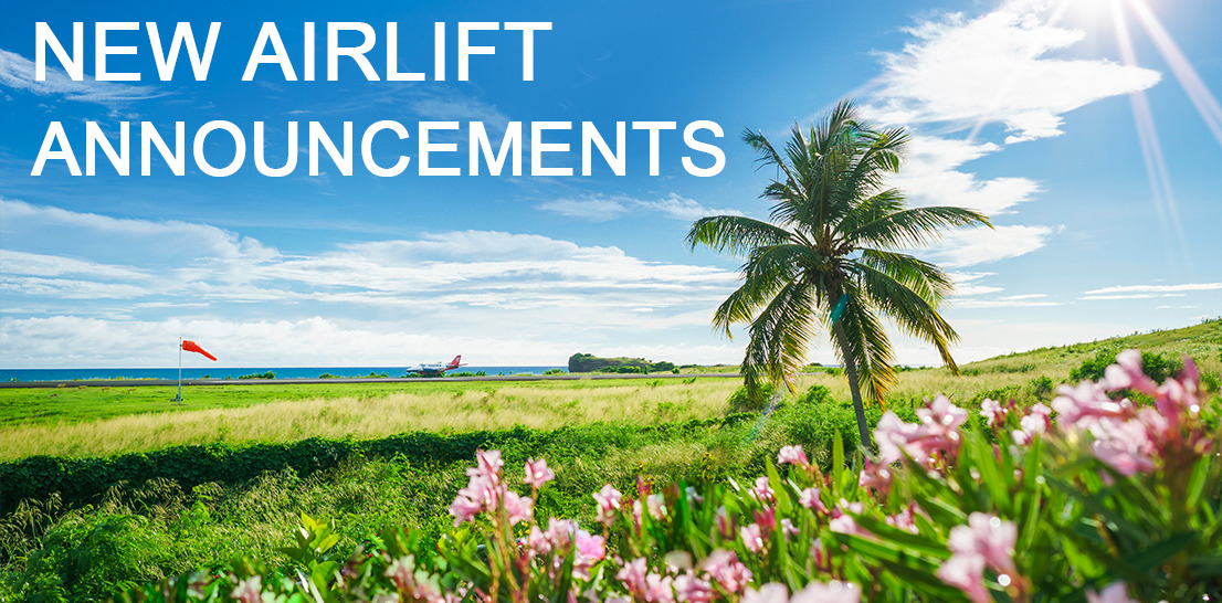 , GRENADA TOURISM AUTHORITY ANNOUNCES NEW AIRLIFT UPDATES